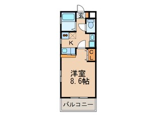 ＫⅡ－ＯＫＡＳＡＮ　Ｂ．参番館の物件間取画像